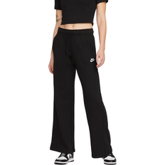 Nike club sweatpants Nike Sportswear Club Fleece Women's Mid Rise Wide Leg Sweatpants - Black/White