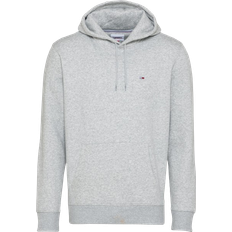 Tommy Hilfiger Fleece Flag Patch Hoodie - Light Grey Heather