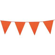 Effen kleur Slingers en Confetti Boland Garlands Flag Line Orange 10mtr