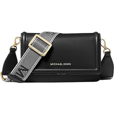 Michael Kors Black Crossbody Bags Michael Kors Jet Set Small Gabardine Smartphone Crossbody Bag - Black