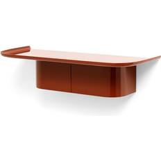 Rouge Étagères Hay Body M Brick Red Étagère Murale 60cm