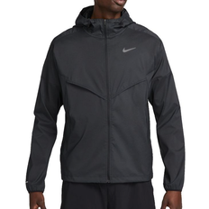 Elastane/Lycra/Spandex - Men Outerwear Nike Windrunner Men's Repel Running Jacket - Black