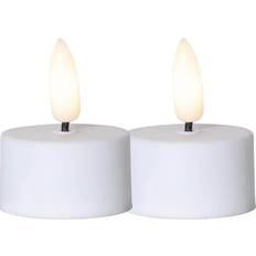 Star Trading Heat Light White LED Candle 5cm 2pcs