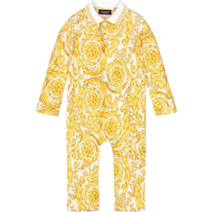 Versace Barocco Romper - White & Gold