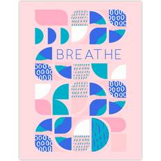 Wee Blue Coo Chill Pattern Breathe Pink Poster