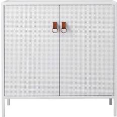 Leder Schrank Maze Liza White Sideboard 90x89.5cm