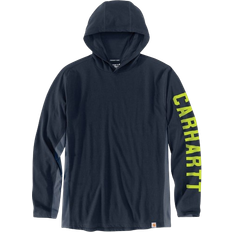 Sweaters Carhartt Force Midweight Logo Graphic Hooded T-shirt - Navy