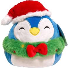 Mjukisdjur pingvin leksaker Squishmallows Christmas Wreath Squad Puff the Penguin