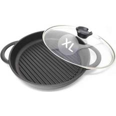 Aluminum Grilling Pans Jean Patrique The Whatever with lid 26 cm