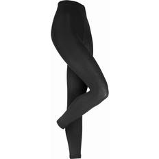 Elastane/Lycra/Spandex - Women Leggings Heat Holders Women's Thick Winter Thermal Leggings - Black