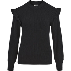 Object Malena Knitted Pullover - Black