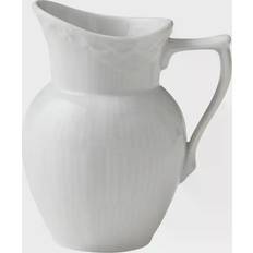 Royal Copenhagen White Fluted Half Lace Fløtemugge 0.17L