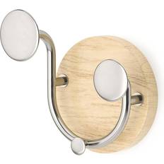 FSC (The Forest Stewardship Council) Coat Hooks Umbra Melody Valet Natural/Nickel Coat Hook 4.7"