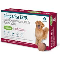 Pets Zoetis Simparica Trio Chewable Tablets for Dogs 44.1-88 lbs 6 Month Supply