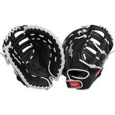 Rawlings Baseball Gloves & Mitts Rawlings Shut Out Series 12" Fastpitch Softball First Base Mitt Left Hand Throw Black