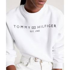 Tommy Hilfiger Dam Tröjor Tommy Hilfiger Dam Mdrn Reg Corp Logo C-nk Swtshrt Tröjor, Th optik vit