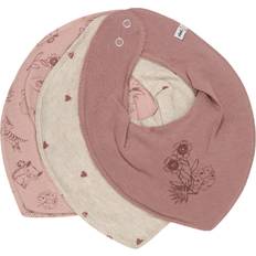 Dregellappar Pippi Bandana Bib 3-pack Burlwood