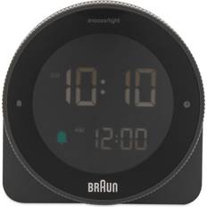 Digital Alarm Clock with Rotating Bezel Black BC24B