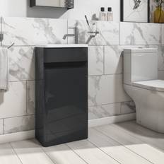 Bathroom Furnitures Pendle 410mm Dark Grey Cloakroom Vanity Unit