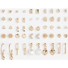 H&M Ladies Gold 25 pairs earrings and studs
