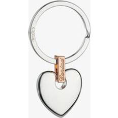 Pink Keychains Clogau Cariad Keyring 7CKRDKR Two Colour