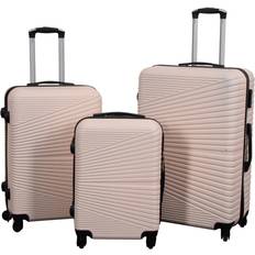 Plast Resväskeset Borg Living Resväskset 3 St Hardcase Nordic Nude