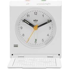 Braun BC05 Classic Travel Alarm Clock White White One Size