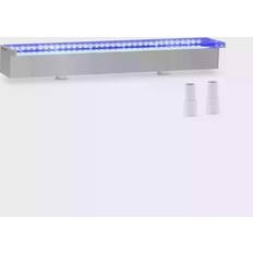 Vattenfall till pool 60 cm LED-belysning Blå vit UNI_WATER_28