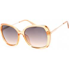 Guess Factory Shiny Beige Smoke Gradient Sunglasses - Shiny Beige/Smoke Gradient