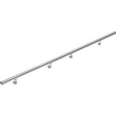 Escaleras y Barandillas Monzana Handrail 2Pcs Set Stainless Steel 2m Wall-Mounted