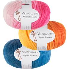 Viking of Norway Alpaca Bris Multi Garn 100 g Blå 322