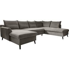 Schwarz Sofas Stylish Stan Dark Gray Sofa 300cm