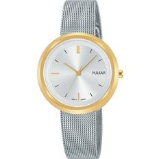 Pulsar Women Wrist Watches Pulsar White Silver