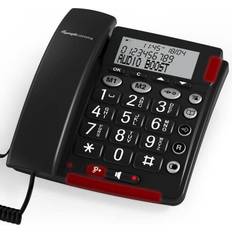 Amplicomms BigTel 48 Plus Big Button Phone for Elderly with Caller Display Loud Phones for Hard of Hearing Big Number Telephone