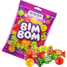 Roshen Bim Bom Fruktkarameller 1kg 1000g