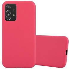 Samsung Galaxy A52 Mobile Phone Cases Cadorabo Pink Case for Samsung Galaxy A52 4G 5G A52s Cover Protection TPU Silicone Gel Back case Candy Design