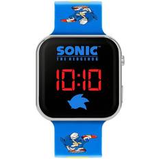 Barn - Röd Armbandsur Sega Sonic Armbandsur SNC4137 Blå Tryckt Rem