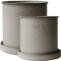 DBKD Plant Pot Blumentopf Small 2er Pack Beige