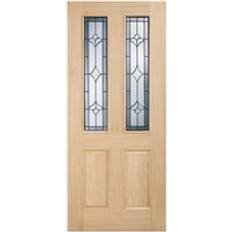 Adjustable Doors LPD Salisbury External Glazed Unfinished Oak 2 Lite (x)