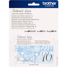 Hobbymaterial Brother Mustersammlung Tattered Lace Nr. 10 25 Designs