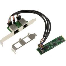 KALEA-INFORMATIQUE Karte m2 m.2 ngff pcie b m key 2.5 gigabit rj45 lan ethernet dual rtl8125