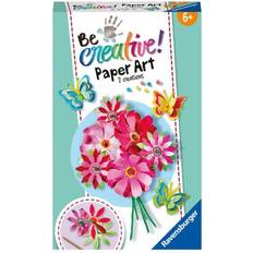 Ravensburger 23678 BeCreative Paper Art Flowers & Butterflies, DIY für Kinder ab 6 Jahren