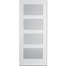 Doors LPD Doors Contemporary Frosted with Clear Lines S 0502-Y R (40x204cm)