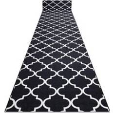 Polyamide Carpets RUGSX Anti-Slip Trellis Runner Black