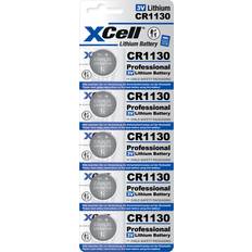 XCell CR1130 5X Lithium-Knopfzelle CR1130, 5er Blister