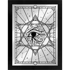 Grindstore All Seeing Eye Tin Mirrored Door Sign