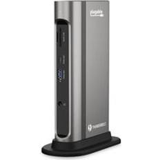 Plugable Technologies Thunderbolt 3 USB-C Dual Display Dock with 96W Host Charging