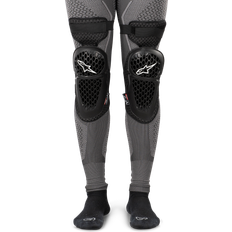 Sort Motorcykelkropsbeskyttelse Alpinestars Bionic Plus S19, Knieprotektoren Schwarz