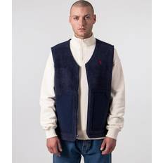 Polo Veste Polo Ralph Lauren Fleecetrøjer POLAIRE SHERPA ZIPPEE SANS MANCHE Flerfarvet