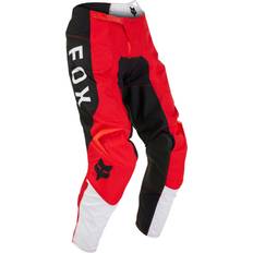 Red Motorcycle Trousers Fox Crossbukser 180 Nitro, Neonrød